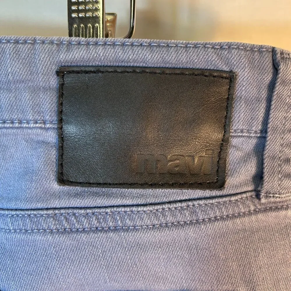 Mavi Men's Jake Medium Blue Stretch Twill Slim Fit Jean Style Pants Size 38/31